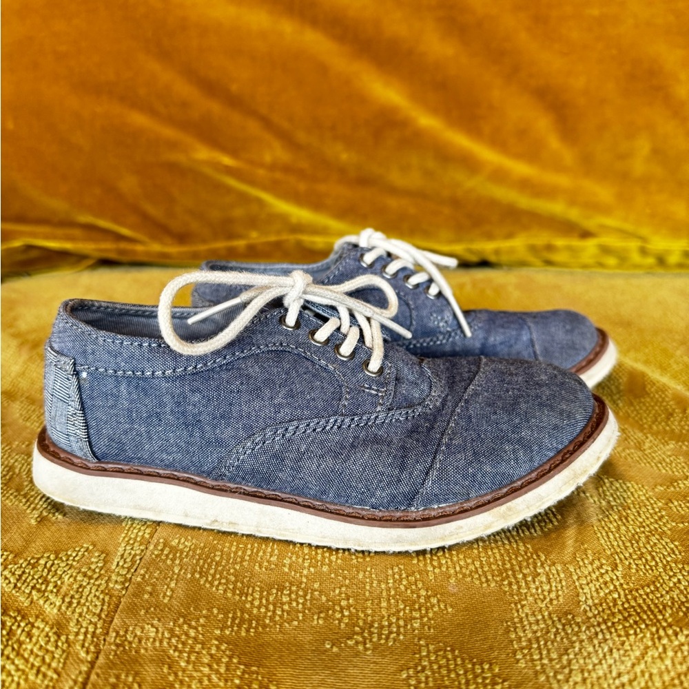 Toms Light Blue Canvas Sneakers
